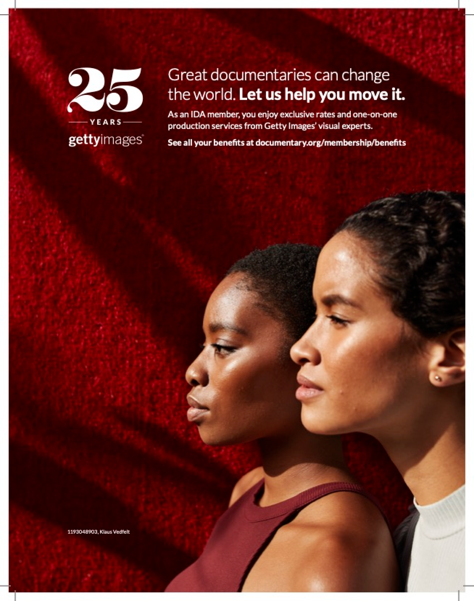 Getty Images International Documentary Festival print ad