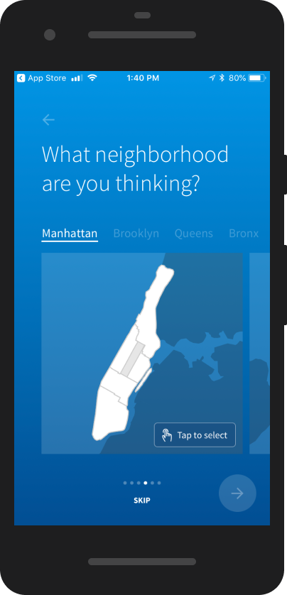 StreetEasy onboarding